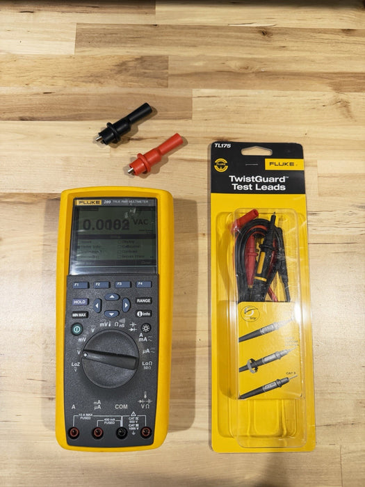 FLUKE 289 TRUE RMS MULTIMETER W/ NEW TL175 LEADS (TESTED) SHIPS FAST