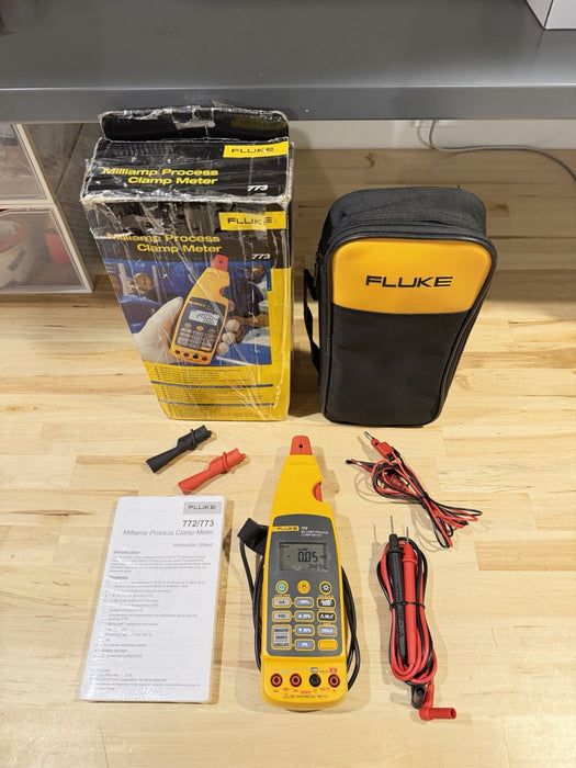 FLUKE 773 MILLIAMP PROCESS CLAMP (TESTED) FREE SHIPPING