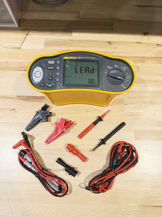 FLUKE 1653 MULTIFUNCTION INSTALLATION TESTER WITH ACCESSORIES