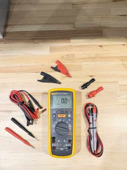FLUKE 1587 FC INSULATION MULTIMETER W/ LEADS (TESTED) SHIPS FAST