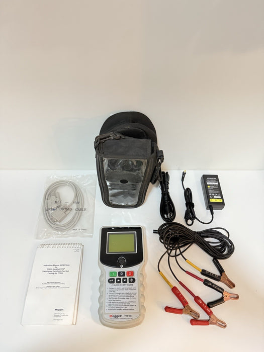 MEGGER TTR20 TRANSFORMER TURN-RATIO TEST SET WITH LEADS & BAG