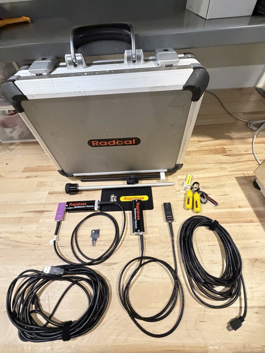 RADCAL RAPIDOSE MULTISENSOR MODULES & ACCESSORIES (TESTED) FREE SHIPPING