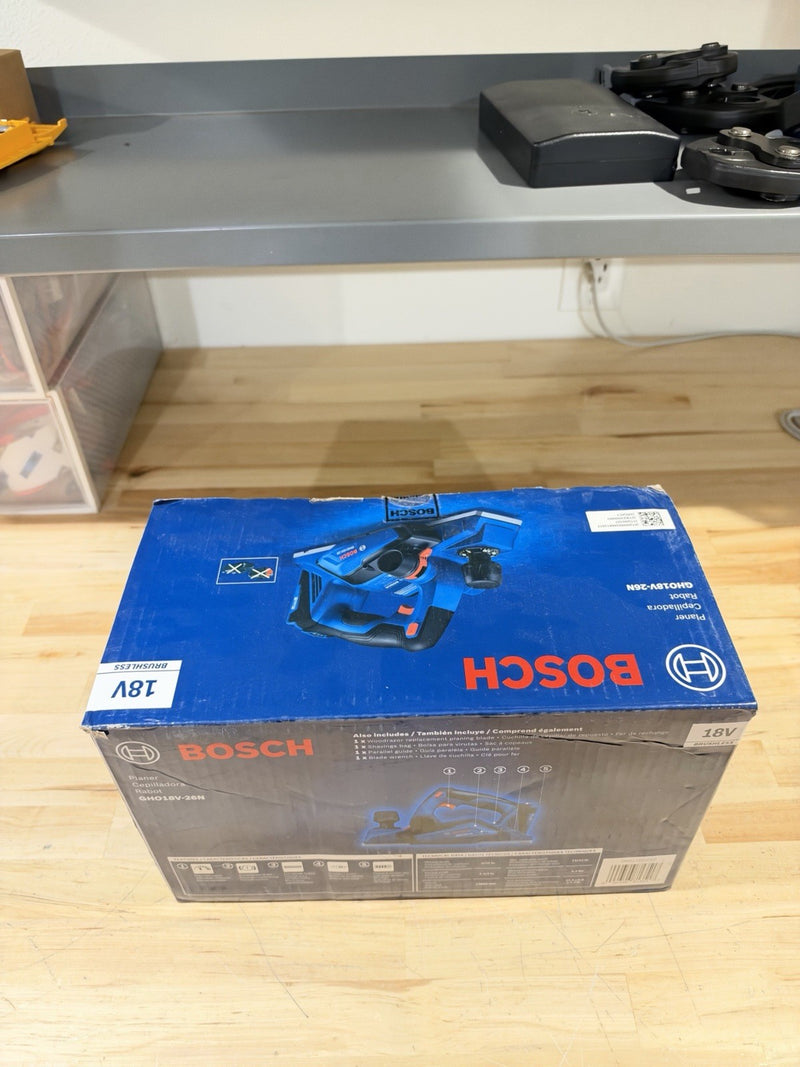 BOSCH GHO18V-26N 18V 3-1/4" HANDHELD PLANER (TOOL ONLY) NEW SEALED
