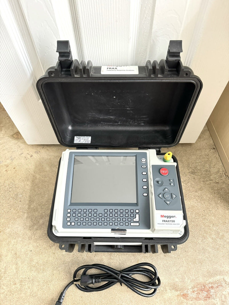 MEGGER FRAX 150 FREQUENCY RESPONSE ANALYZER CALIBRATED 2018