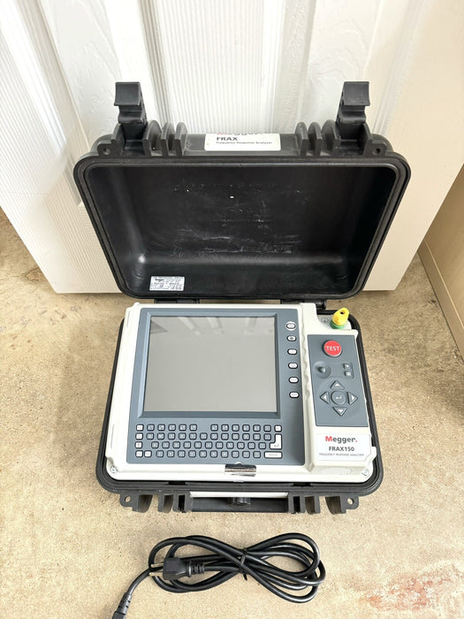 MEGGER FRAX 150 FREQUENCY RESPONSE ANALYZER CALIBRATED 2018