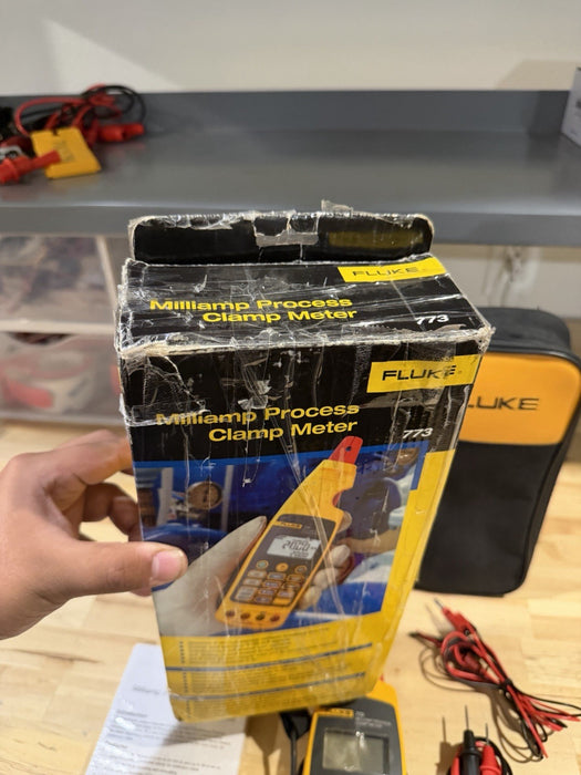 FLUKE 773 MILLIAMP PROCESS CLAMP (TESTED) FREE SHIPPING