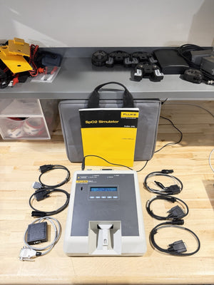FLUKE INDEX 2 SPO2 SIMULATOR W/ ACCESSORIES (TESTED) SHIPS FREE