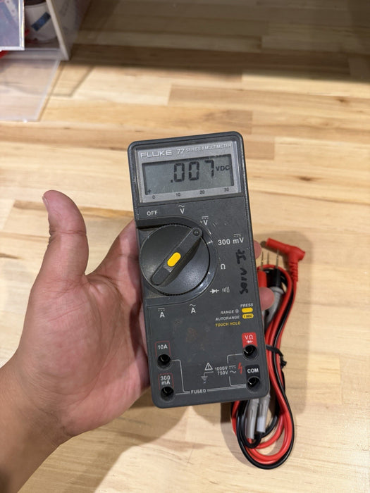 FLUKE 77 SERIES II MULTIMETER W/ LEADS (TESTED) SHIPS FAST