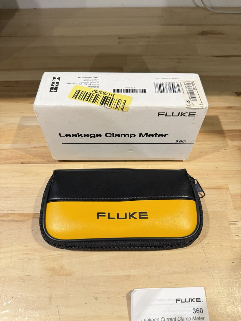 FLUKE 360 AC LEAKAGE CURRENT CLAMP METER TESTED RARE