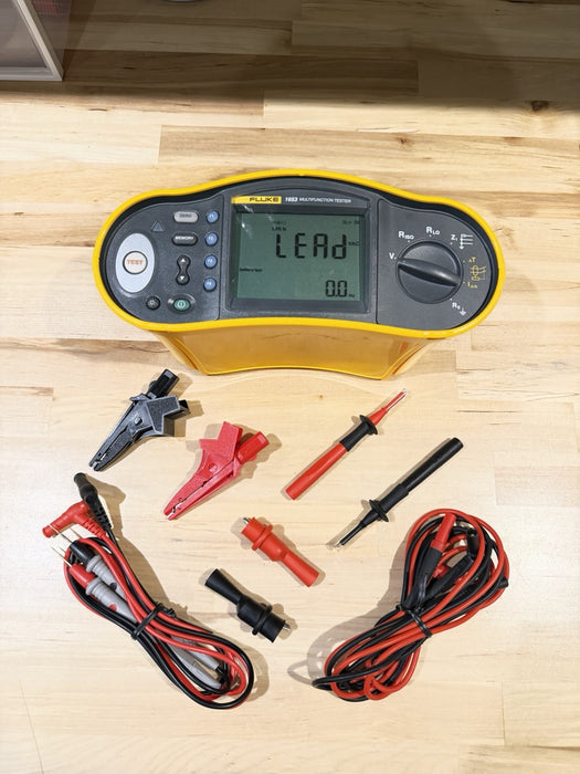 FLUKE 1653 MULTIFUNCTION INSTALLATION TESTER WITH ACCESSORIES