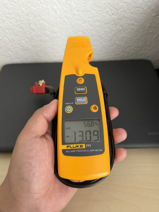 FLUKE 771 MILLIAMP PROCESS CLAMP METER FOR PARTS