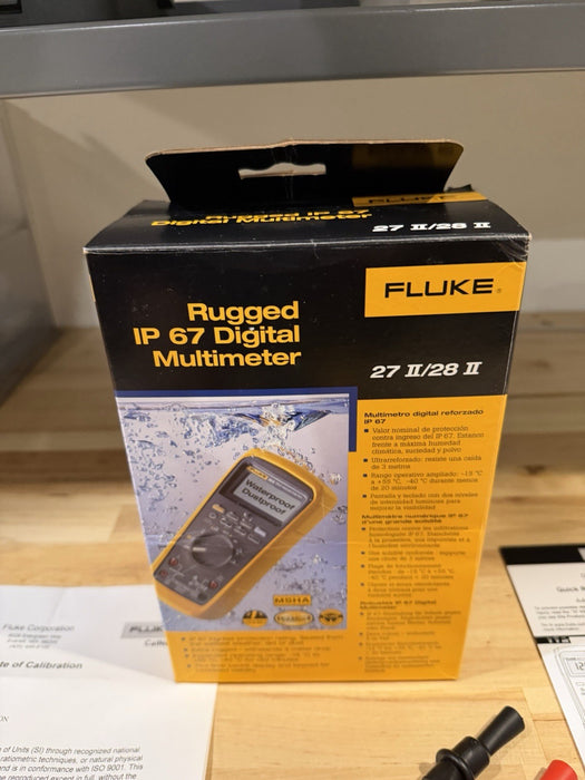 FLUKE 28 II TRUE RMS MULTIMETER (NEW FACTORY SEALED) CALIBRATED 2026 -SHIPS FAST