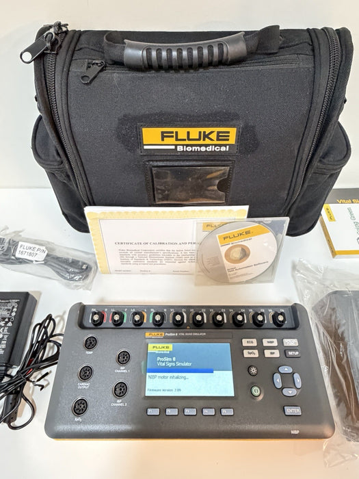 FLUKE BIOMEDICAL PROSIM 8 VITAL SIGNS SIMULATOR CALIBRATED 2023/2024