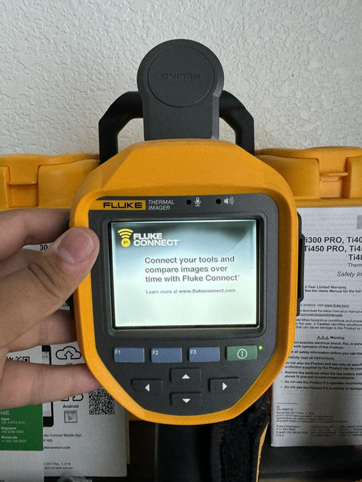 FLUKE TI450 PRO 60HZ THERMAL IMAGER WITH 2 BATTERIES