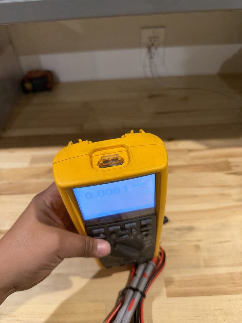 FLUKE 289 TRUE RMS ELECTRONIC LOGGING DIGITAL MULTIMETER W/ LEADS & CLIPS #7