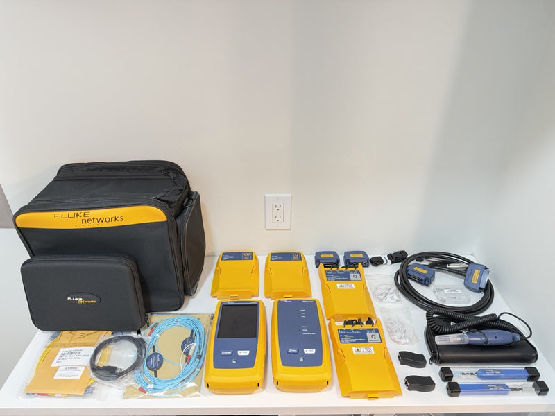 FLUKE NETWORKS DSX2-8000QI KIT W/ OLTS CFP-QUAD MODULES (TESTED) FREE SHIPPING