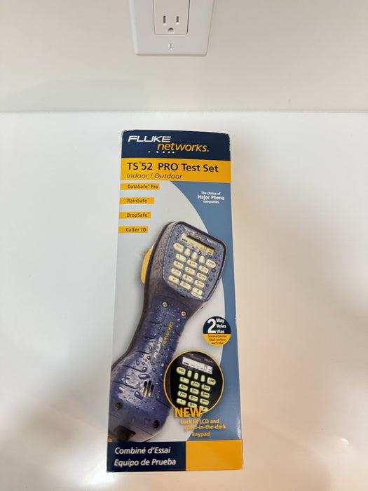 FLUKE NETWORKS TS52 PRO TEST SET (NEW SEALED) SHIPS FAST