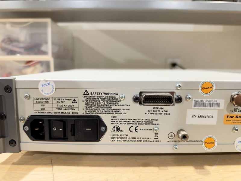 FLUKE 8508A REFERENCE MULTIMETER (TESTED) FREE SHIPPING
