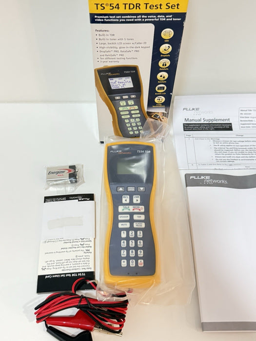 FLUKE NETWORKS TS54 TDR TEST SET (NEW FACTORY SEALED) SHIPS FAST