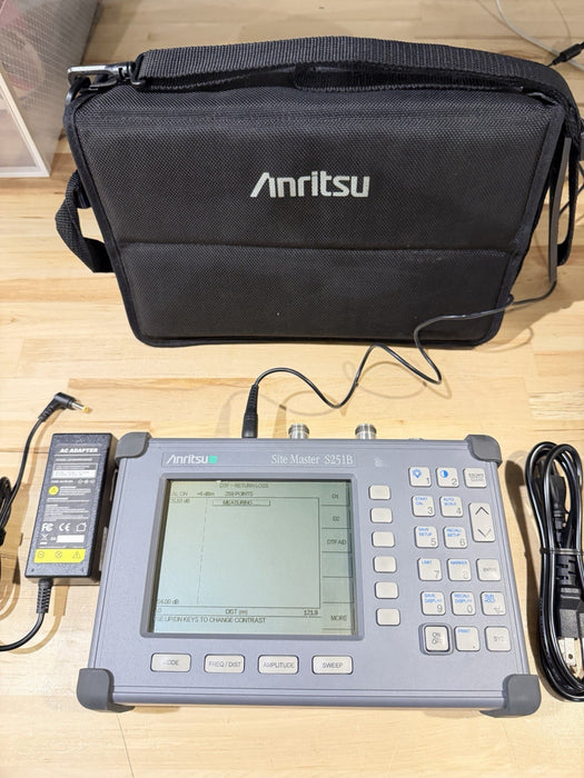 ANRITSU SITE MASTER S251B ANALYZER WITH CHARGER TESTED