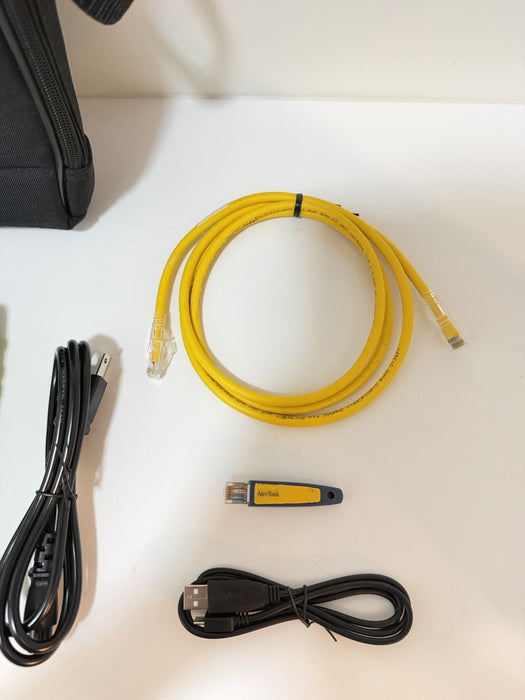 NETALLY LINKRUNNER AT 4000 NETWORKS TESTER W/ CHARGER & ACCESSORIES (TESTED)