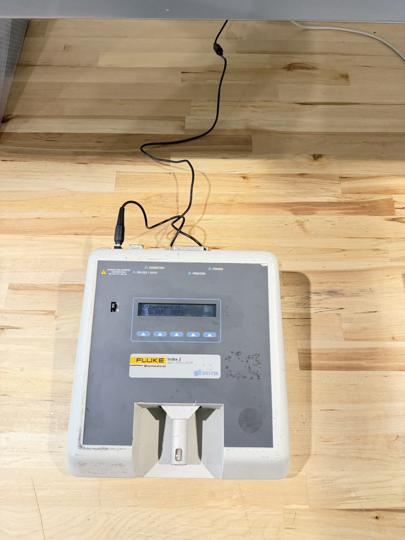 FLUKE BIOMEDICAL INDEX 2 SPO2 SIMULATOR & CHARGER