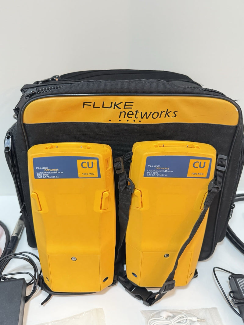 FLUKE NETWORKS DSX2-5000 VERSIV CAT6A CABLE CERTIFIER TESTER KITCALIBRATED2024