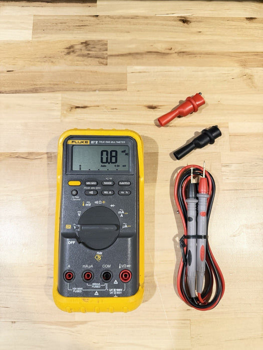 FLUKE 87V TRUE RMS MULTIMETER WITH LEADS TESTED