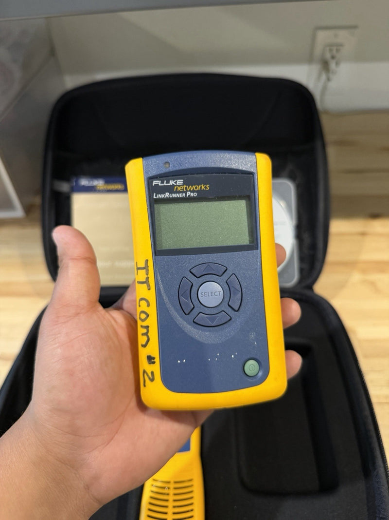 FLUKE NETWORKS LINKRUNNER PRO & INTELLITONE 200 KIT TESTER TESTED