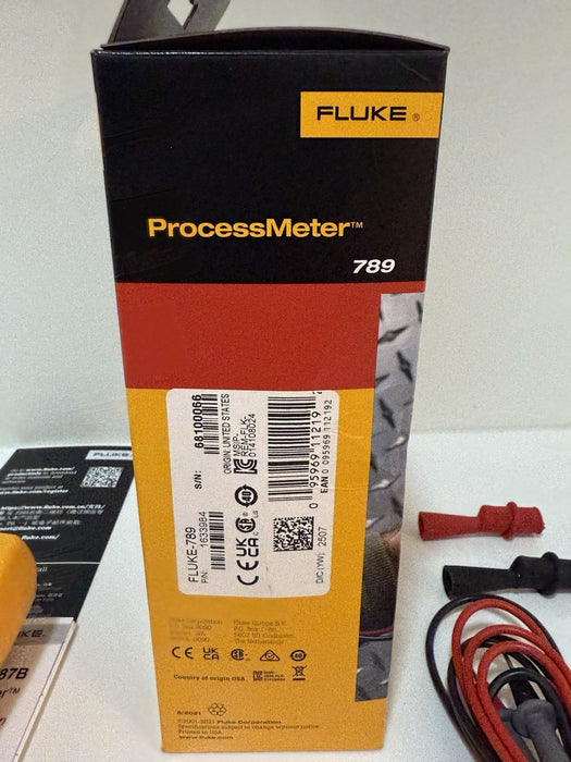 FLUKE 789 PROCESSMETER (NEW FACTORY SEALED) MFD-2025 CALIBRATED 2025 /SHIPS FAST