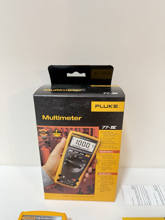 FLUKE 77 IV DIGITAL MULTIMETER CALIBRATED 2025 NEW SEALED