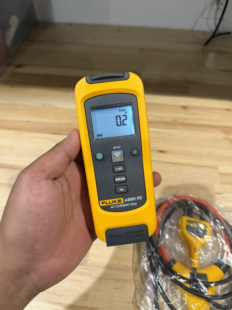 FLUKE A3001 FC AC CURRENT IFLEX MODULE WITH CLIPS & IFLEX (TESTED) SHIPS FAST