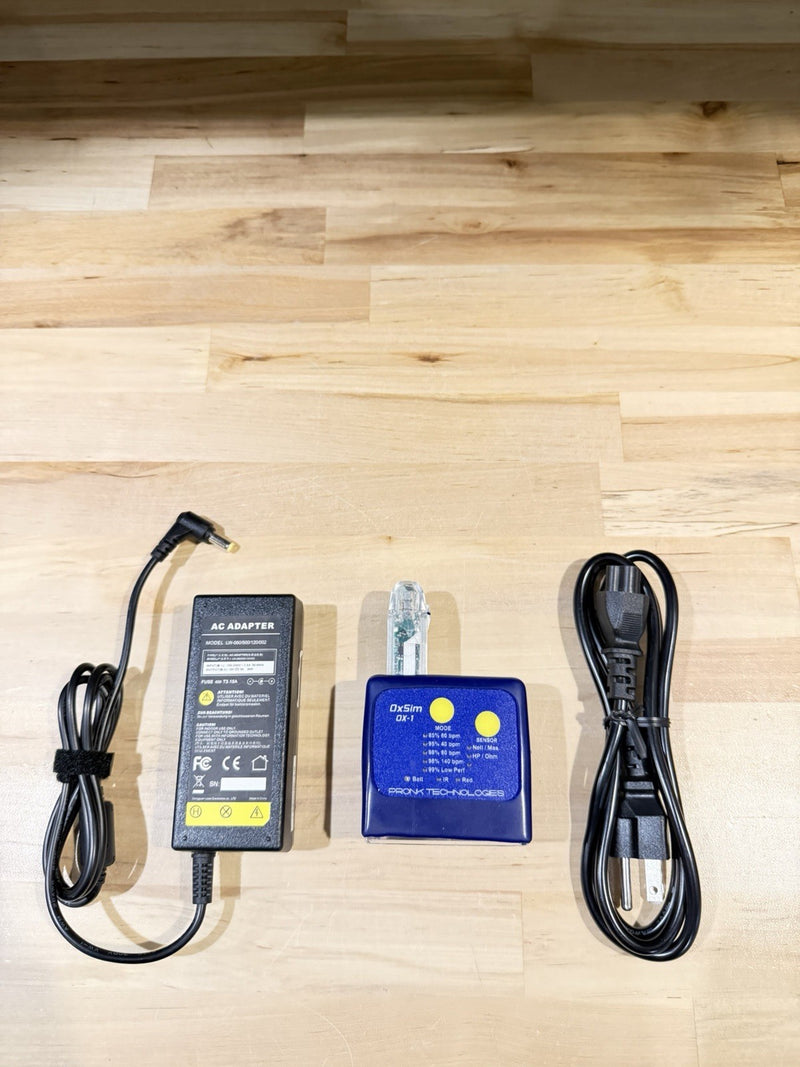 OXSIM OX-1 PULSE OXIMETER SIMULATOR WITH CHARGER TESTED