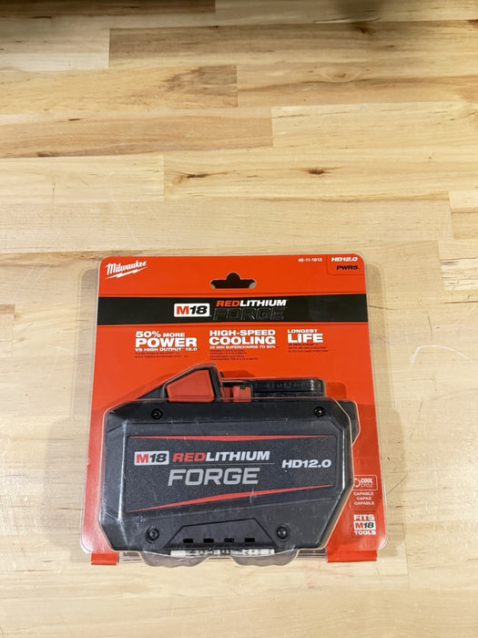 MILWAUKEE 48-11-1813 M18 18V HD12.0 REDLITHIUM FORGE BATTERY /NEW FACTORY SEALED