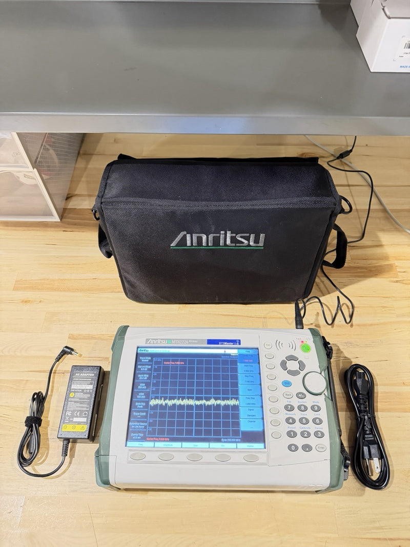 ANRITSU MT8222A BTS MASTER MULTI-FUNCTIONAL BASE STATION ANALYZER TESTED