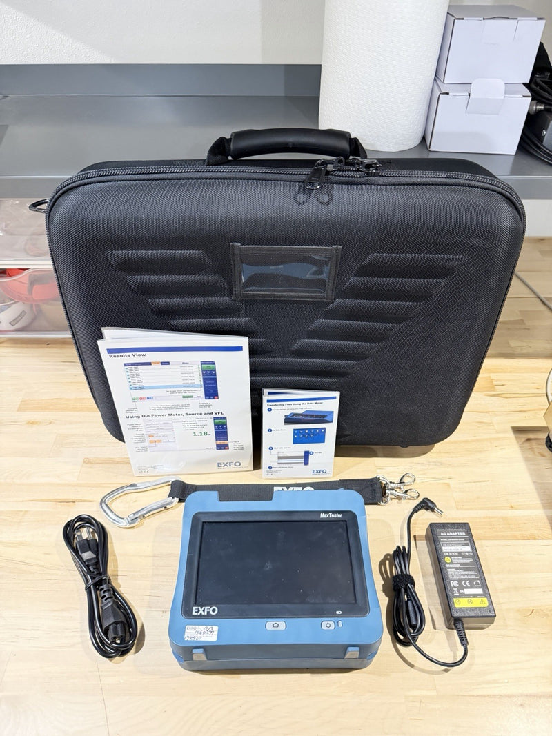 EXFO MAXTESTER SERIES MAX 945-ICERT-Q1-EA-EI OLTS QUAD TESTED