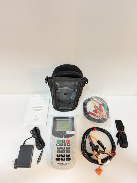 MEGGER TTR100-1 SINGLE PHASE TRANSFORMER TURN RATIO TEST SET TESTED