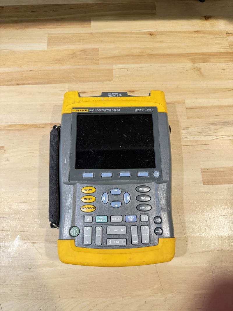 FLUKE 199C SCOPEMETER COLOR (FOR PARTS) PARTS ONLY