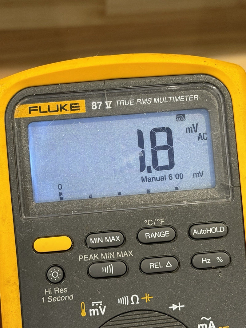 FLUKE 87V TRUE RMS MULTIMETER WITH LEADS TESTED