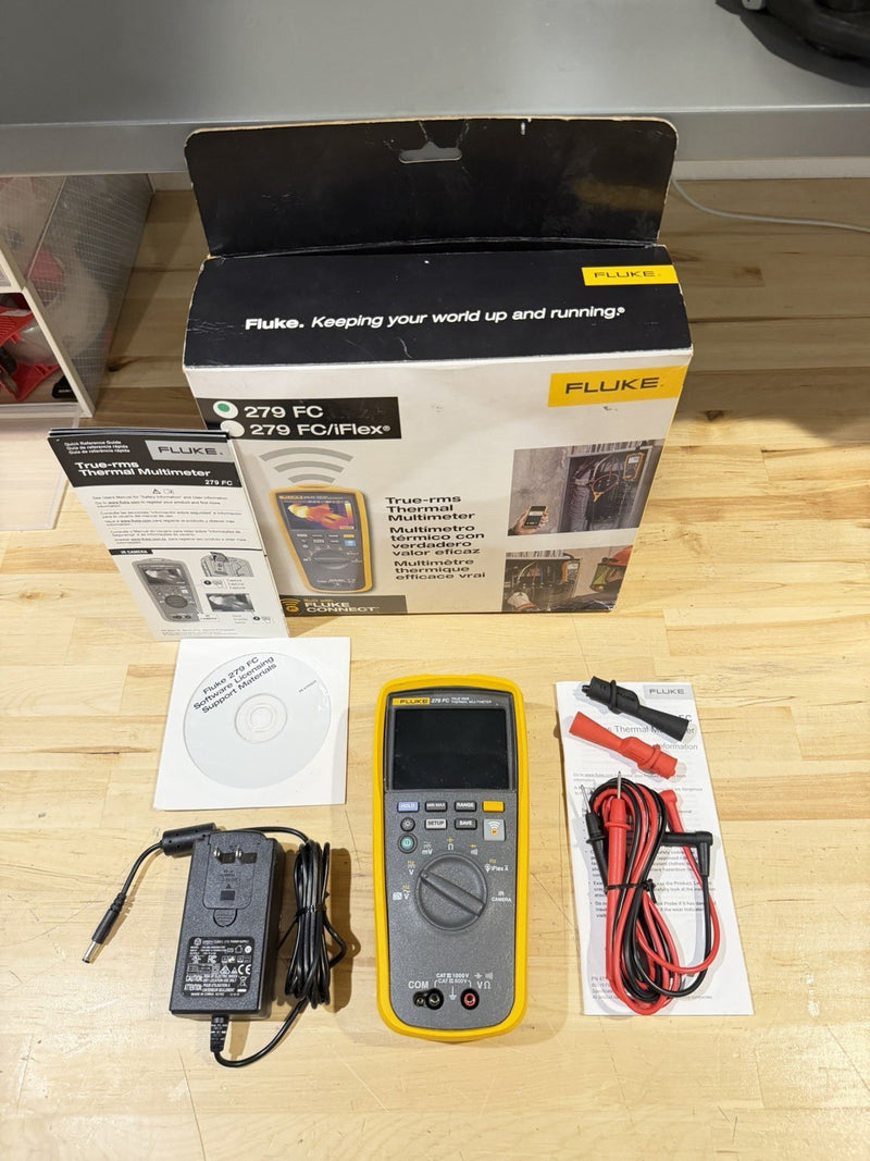 FLUKE 279 FC TRUE-RMS THERMAL MULTIMETER KIT (SHIPS FAST) FREE SHIPPING - NEW