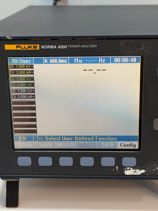FLUKE NORMA 4000 POWER ANALYZER WITH LEADS & ACCESSORIES TESTED