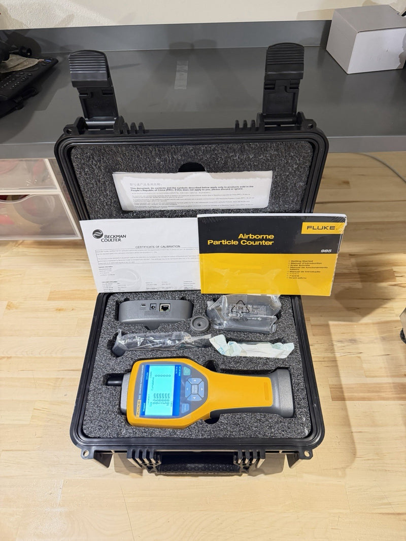 FLUKE 985 AIRBORNE PARTICLE COUNTER TESTER CALIBRATED 2025 TESTED