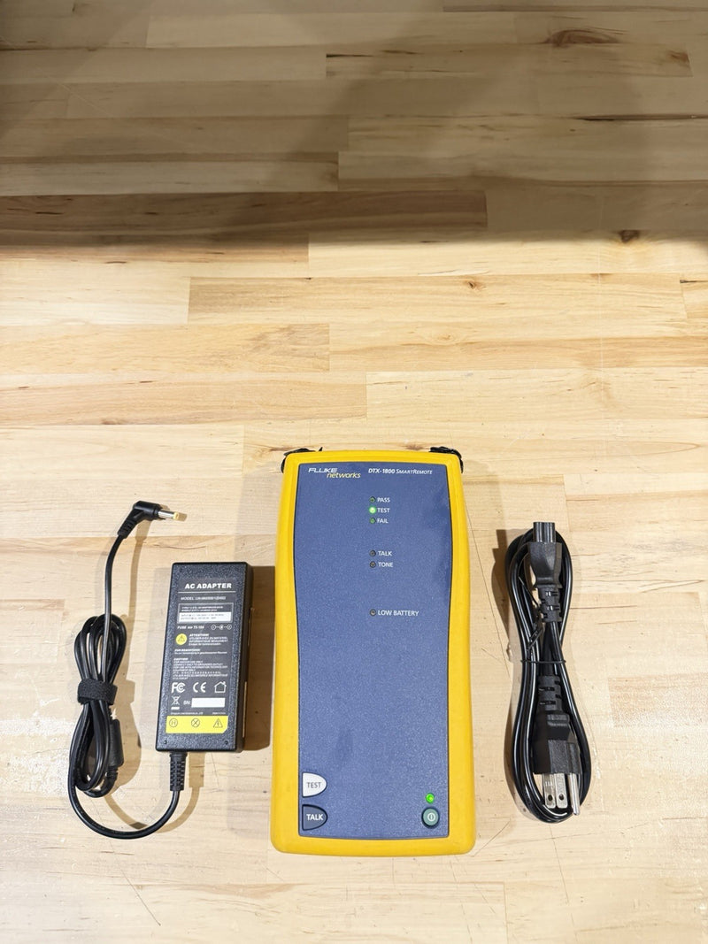FLUKE NETWORKS DTX-1800 REMOTE W/ CHARGER (TESTED) FRE SHIPPING