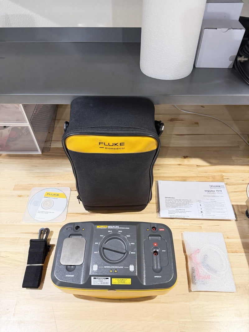 FLUKE 7010 BIOMEDICAL SELECTABLE LOADS WITH LEADS USED