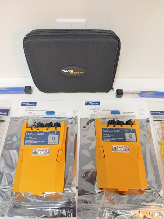 FLUKE NETWORKS CFP-QUAD CERTIFIBER PRO KIT (NEW FACTORY SEALED) CALIBRATED 2026