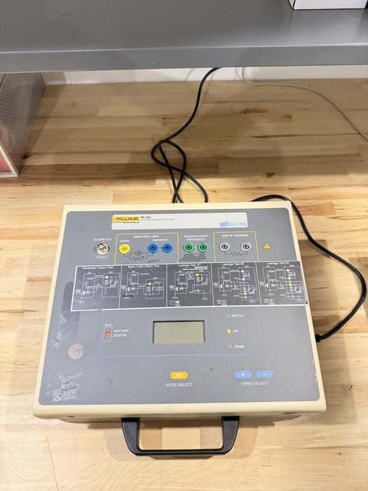 FLUKE BIOMEDICAL RF303 ELECTROSURGERY ANALYZER TESTED