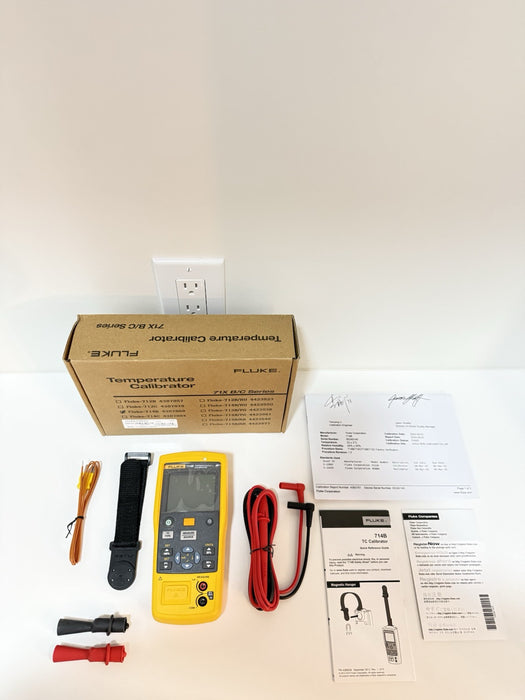 FLUKE 714B THERMOCOUPLE CALIBRATOR MFD 2024 CALIBRATED 2024