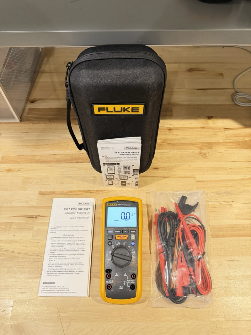 FLUKE 1587 FC 2 IN 1 HANDHELD DIGITAL INSULATION MULTIMETER