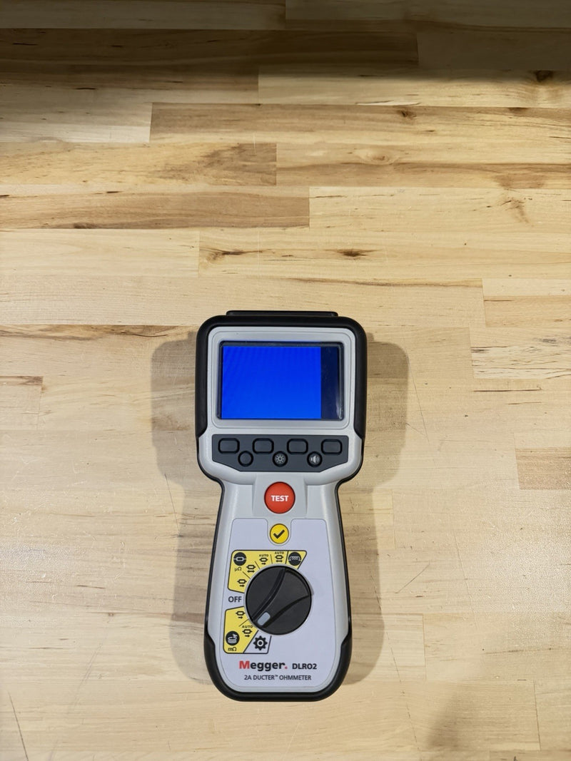 MEGGER DLRO2 2A DUCTER OHMMETER FOR PARTS