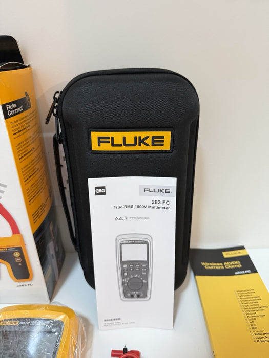 FLUKE 283 FC/PV SOLAR DIGITAL MULTIMETER & WIRELESS CURRENT CLAMP NEW MFD-2025